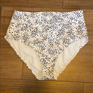 Gianni Bini XS white/black high waisted bottom